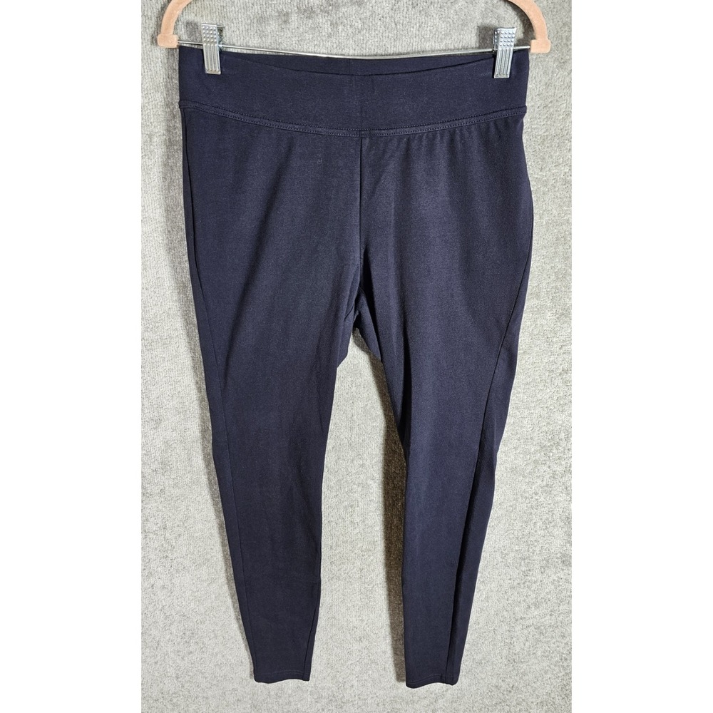 Lands End Starfish Legging Pants Womens Size Small 6-8 Tall Navy Blue Pull On